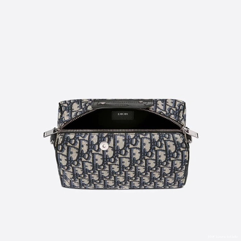 Cheap Dior Canvas Blue Lingot Bag Oblique Motif 22 0730 Luxury